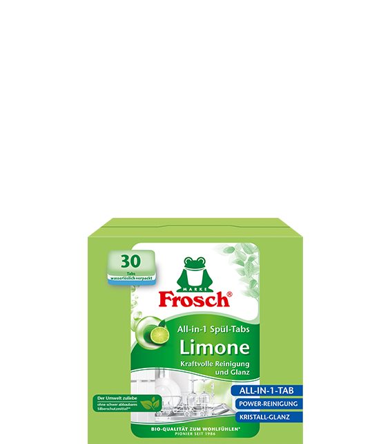 Frosch Limonen All-In-1 Spül-Tabs 26 Tabs