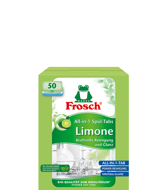 Frosch Limonen All-in-1 Spül-Tabs 50 Stück